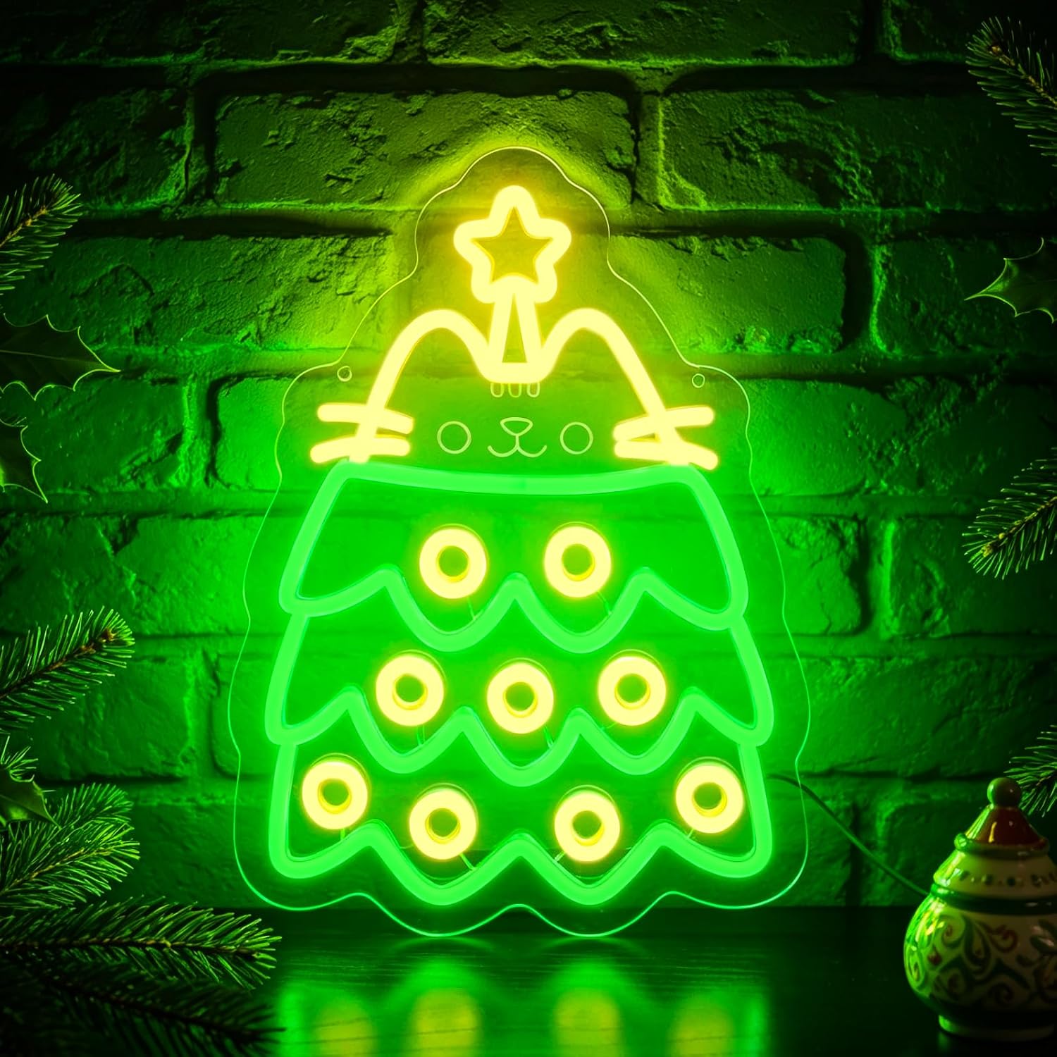 Neon Sign Party - Świąteczna ozdoba – neonowa tabliczka LED