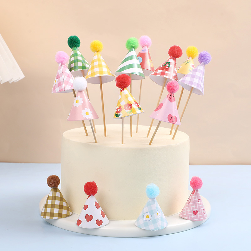 Party Hat Cone - 30 szt. Mini Kapelusze Imprezowe Ozdoby