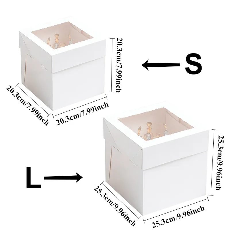 2/4/6 sztuk – białe, kwadratow – Event Party Box recenzja i cena