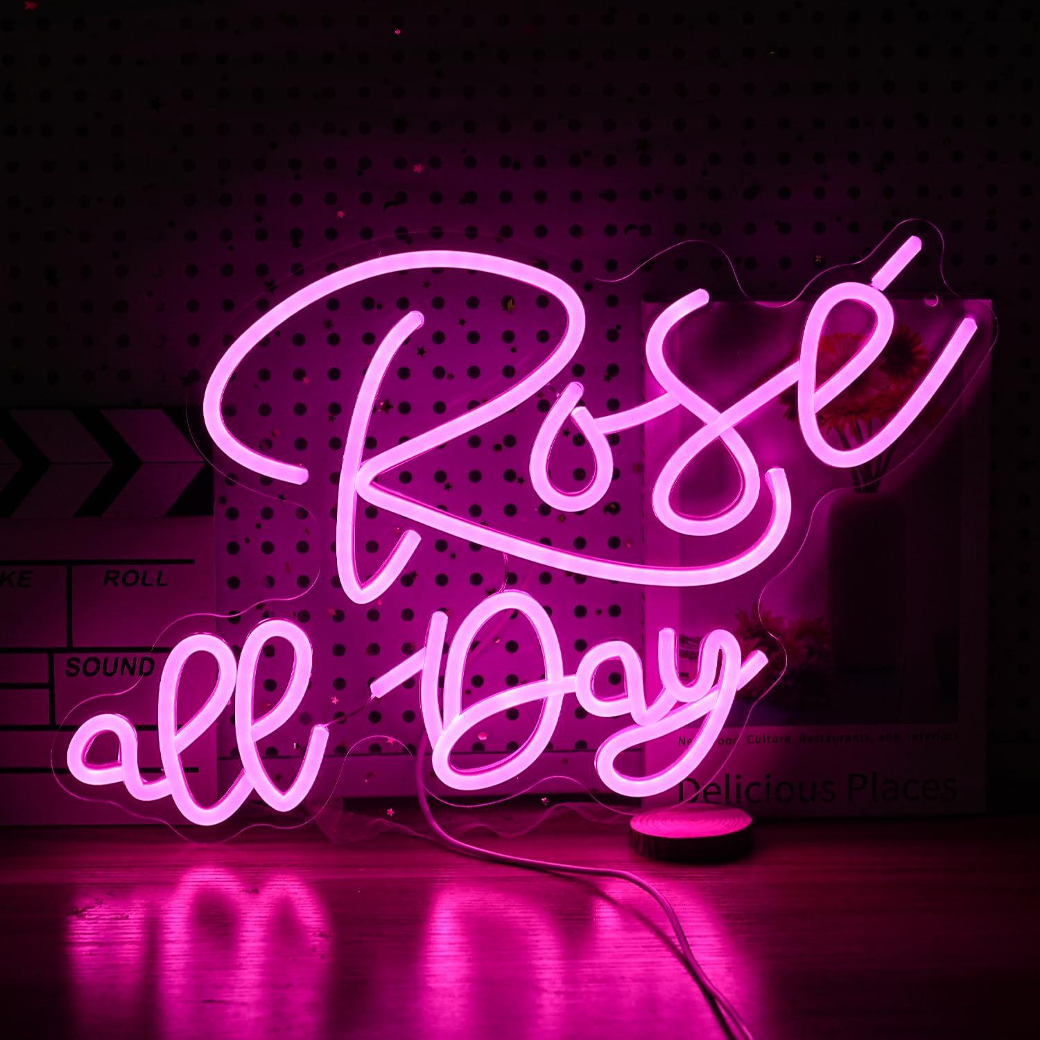 Neonowa tabliczka „Rose All Da – Neon Sign Party recenzja i cena