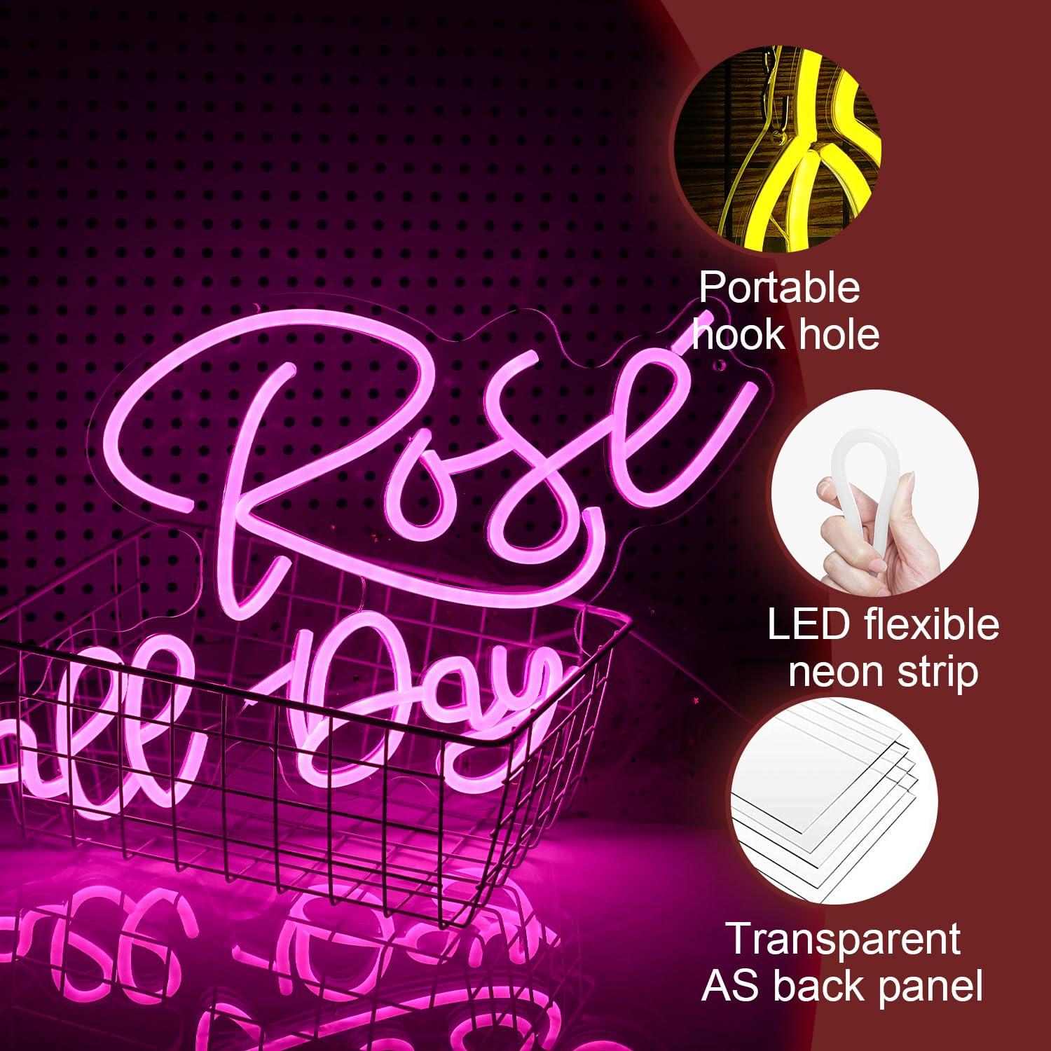 Neonowa tabliczka „Rose All Da – Neon Sign Party recenzja i cena