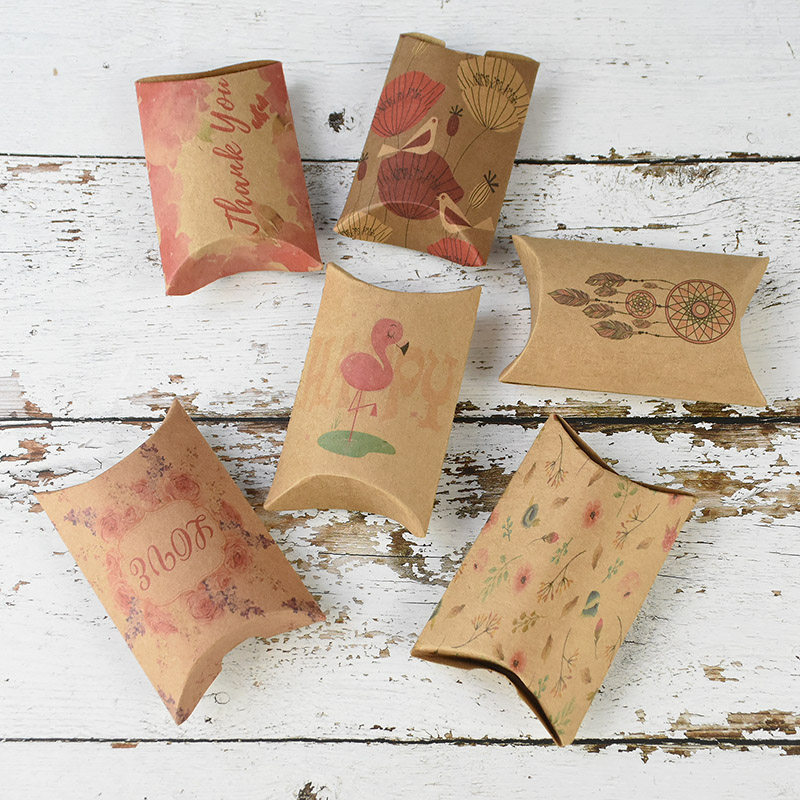 10/20/50 sztuk Kraft Paper Box – Event Party Box recenzja i cena