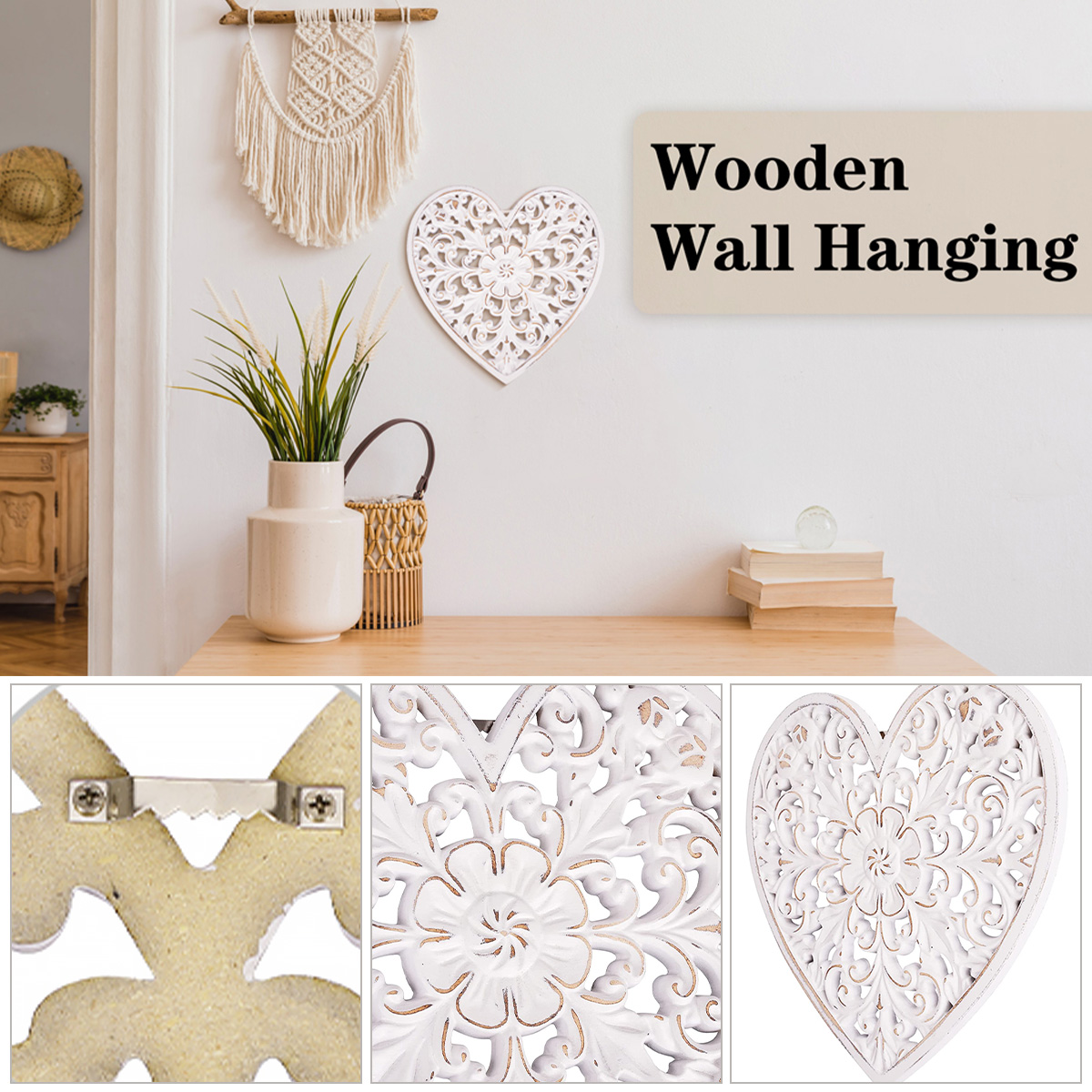 Drewniana Dekoracja Ścienna Kw – Flower Wall Panel recenzja i cena