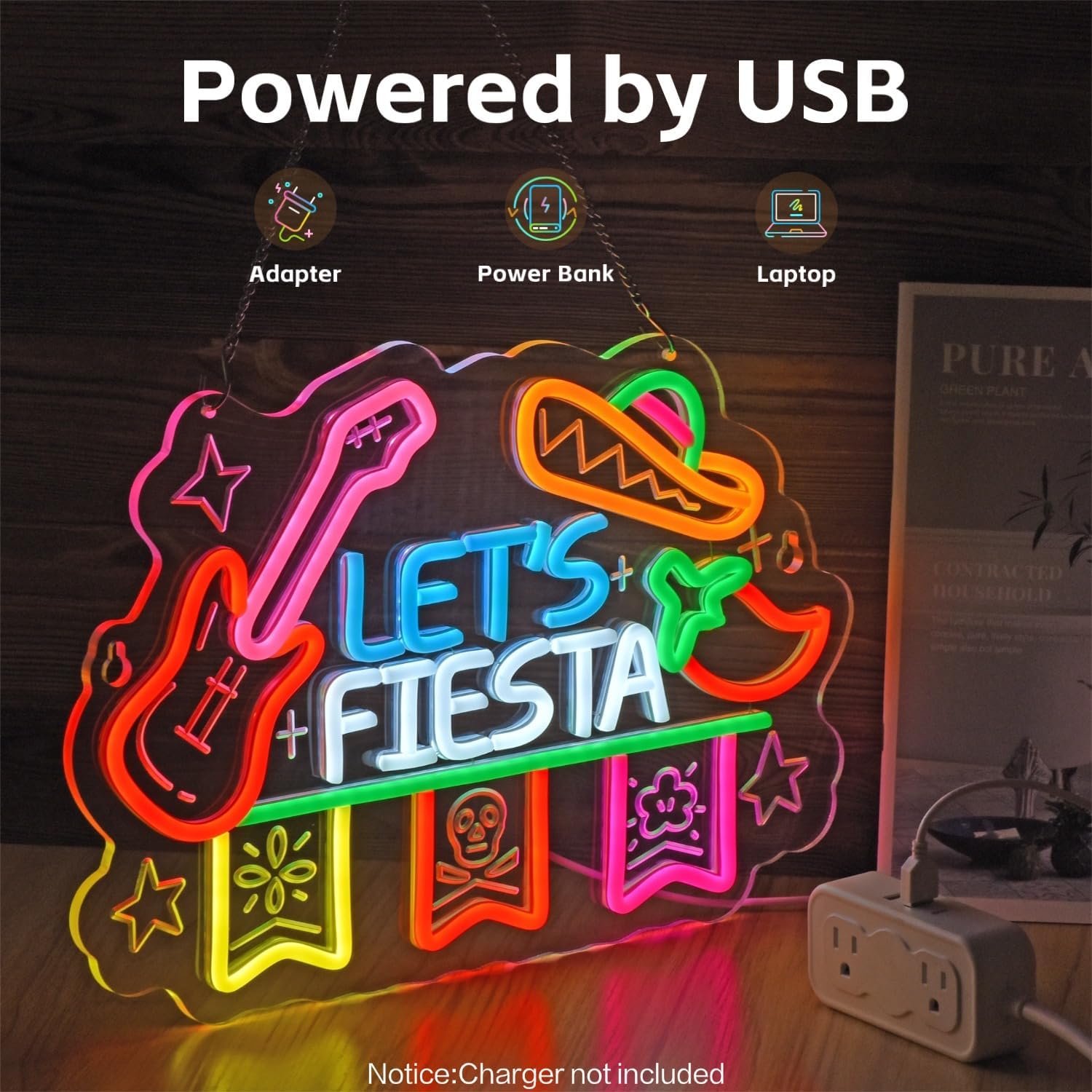 Let's Fiesta Neon, neonowa dek – Neon Sign Party recenzja i cena