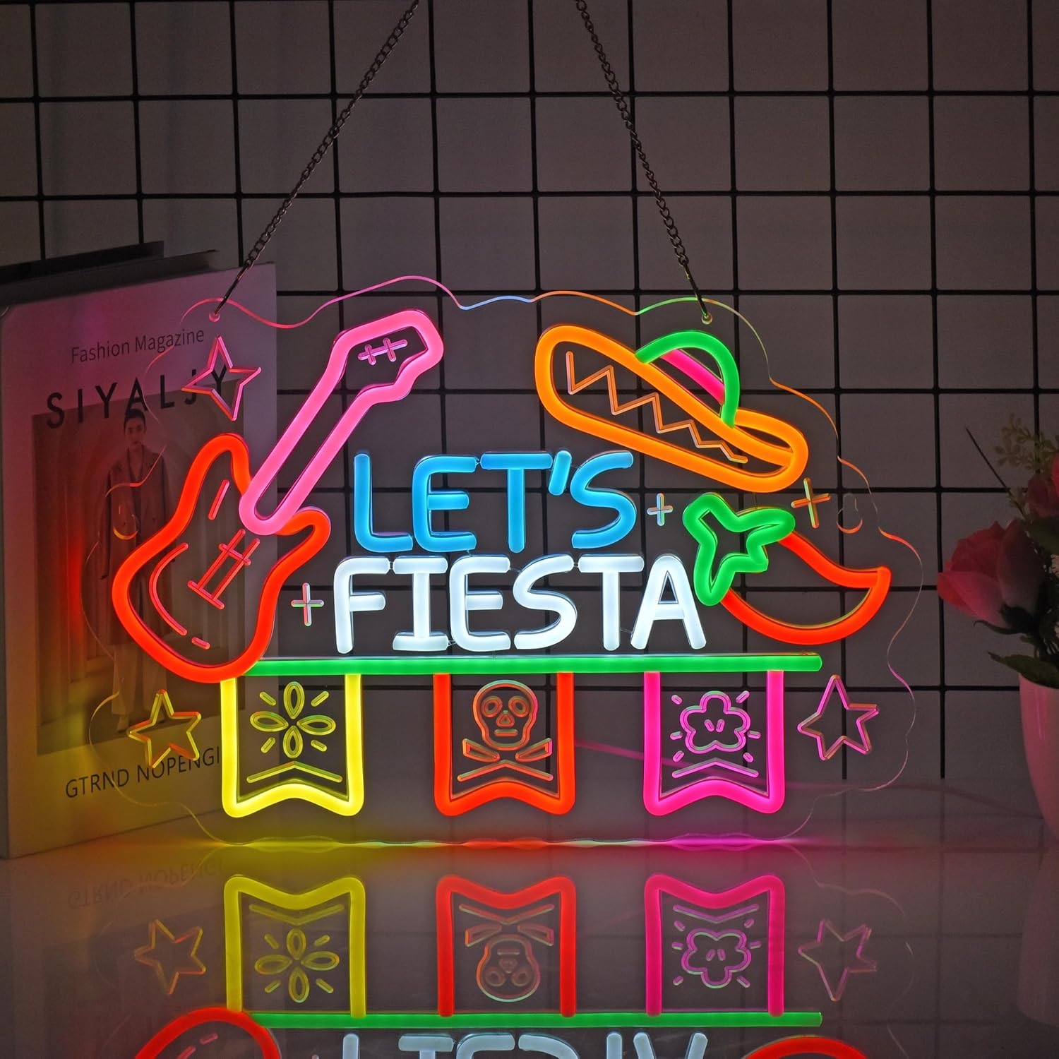 Let's Fiesta Neon, neonowa dek – Neon Sign Party recenzja i cena